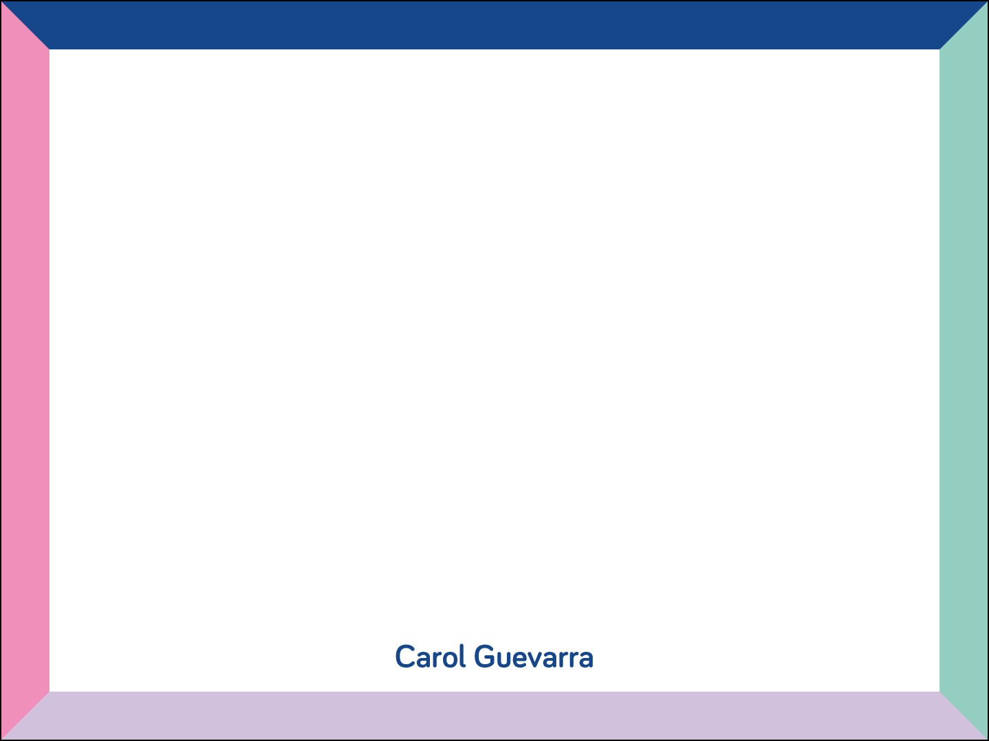 Frame Border Flat Notecard