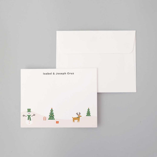 Festive Flat Notecard