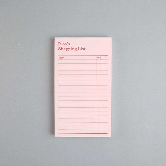 Shopping List Notepad