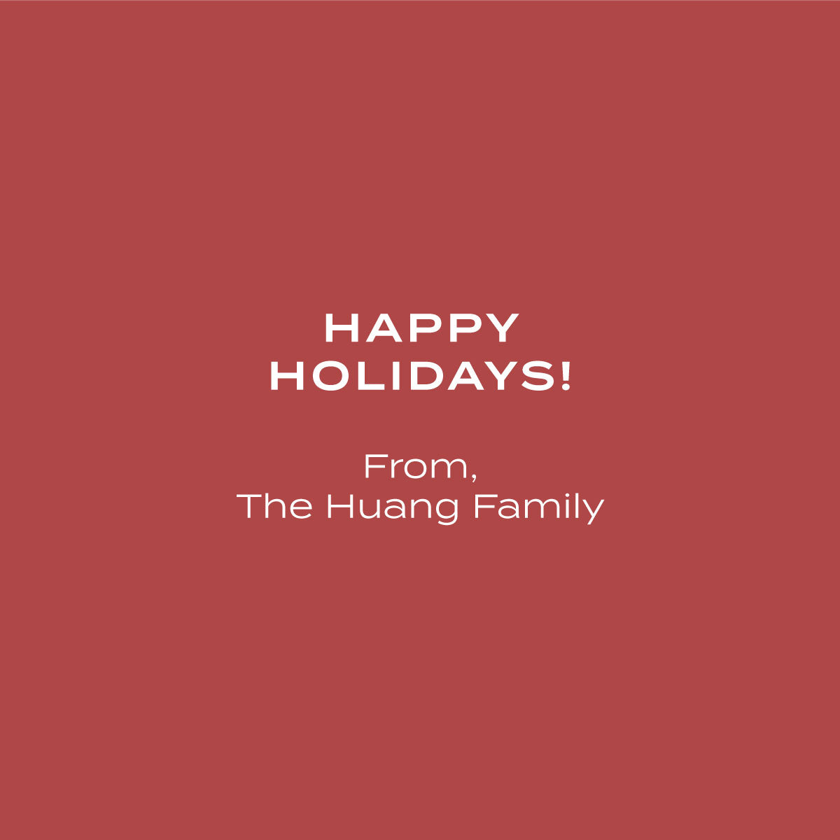 Holiday Cheer Folded Notecard