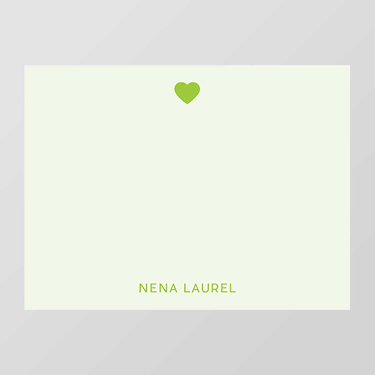 Hearts Flat Notecard