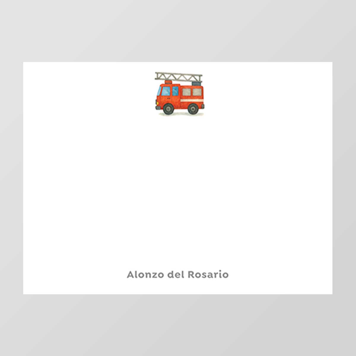 Trucks Flat Notecard