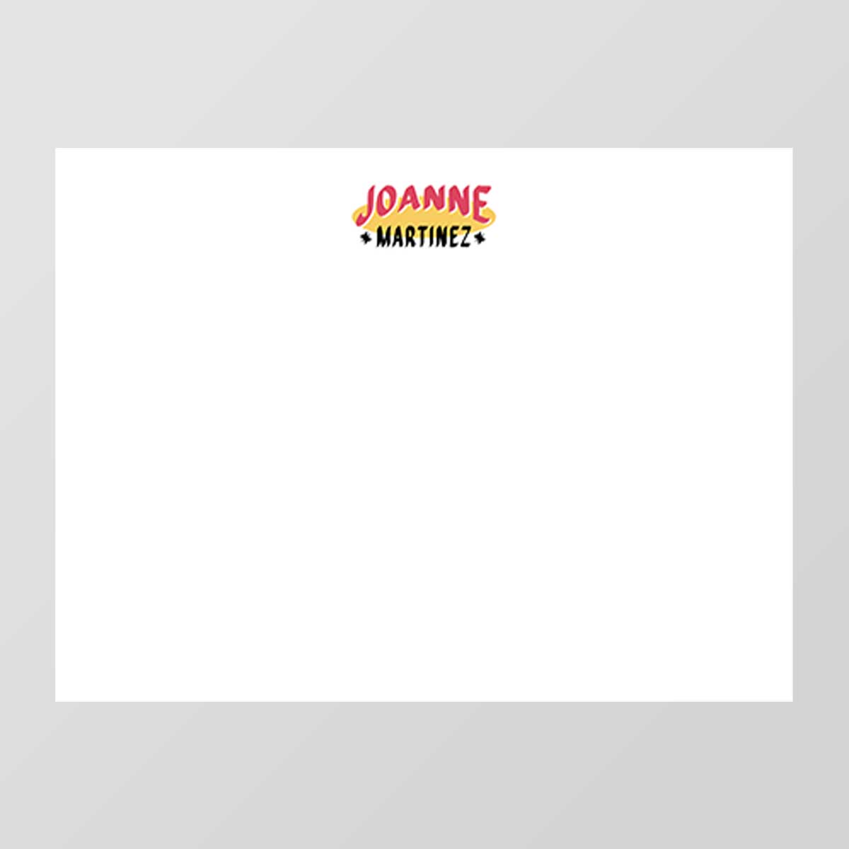 Jeepney Signs Flat Notecard