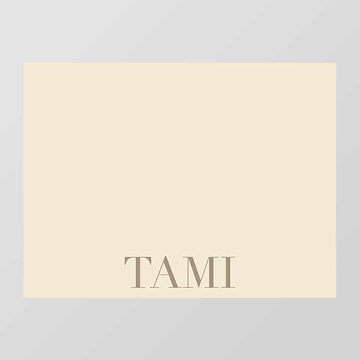 Bold Flat Notecard
