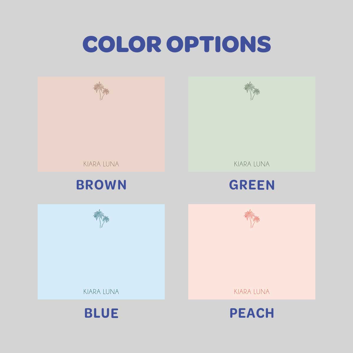 Tropical Flat Notecard