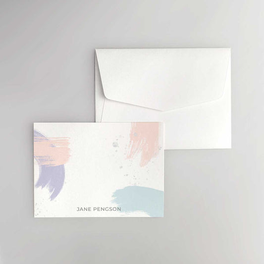Brush Flat Notecard