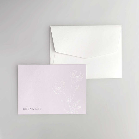 Dainty Flat Notecard