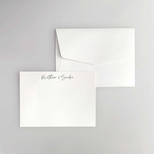 Clean Flat Notecard