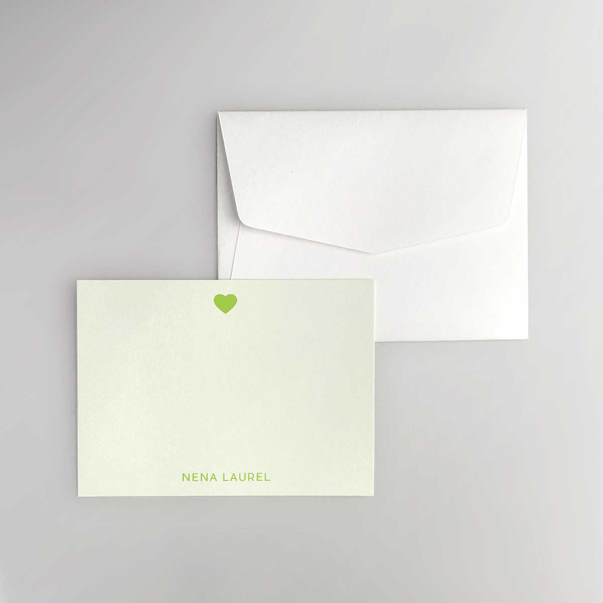 Hearts Flat Notecard
