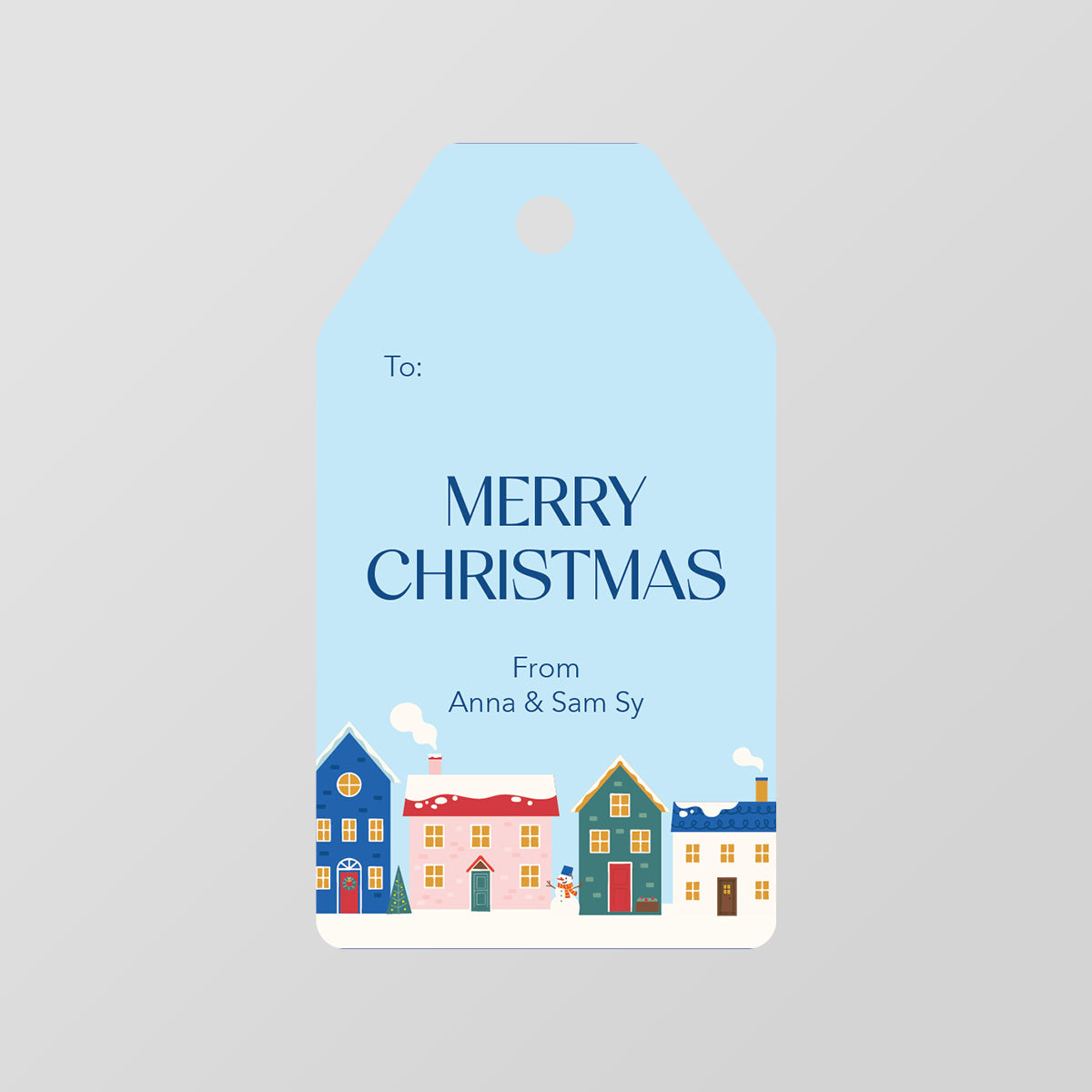 Snowy Season Gift Tag