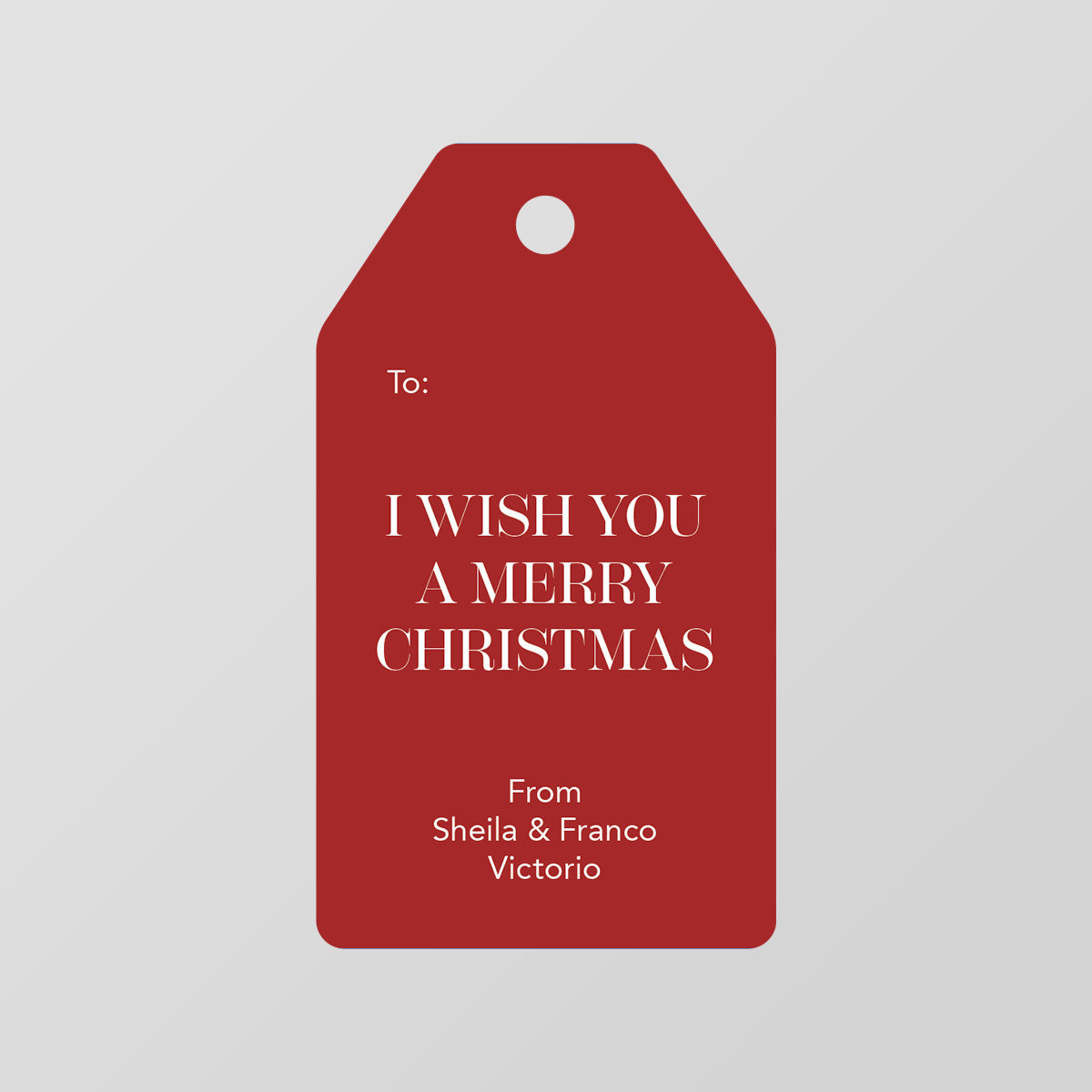 Well Wishes Gift Tag
