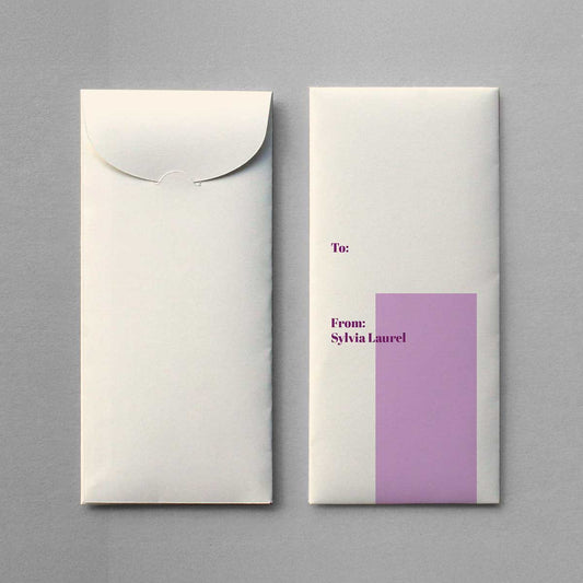 Twotone Square Money Envelope