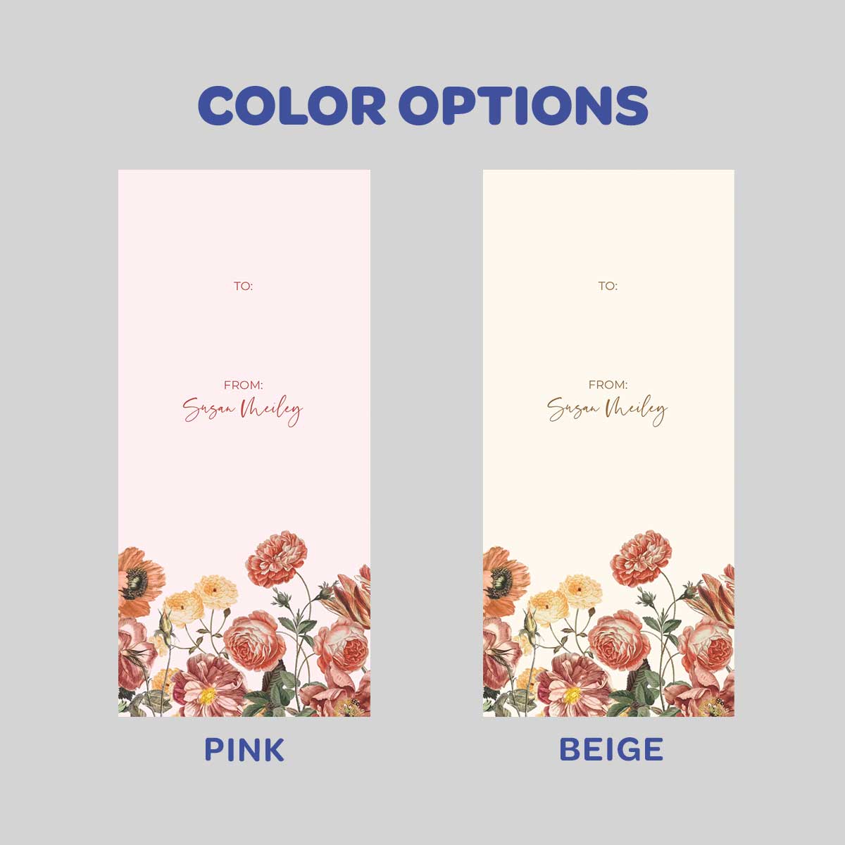 Floral Paint Money Envelope