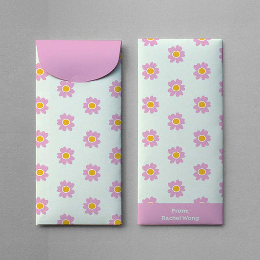 Floral Shapes Money Envelope