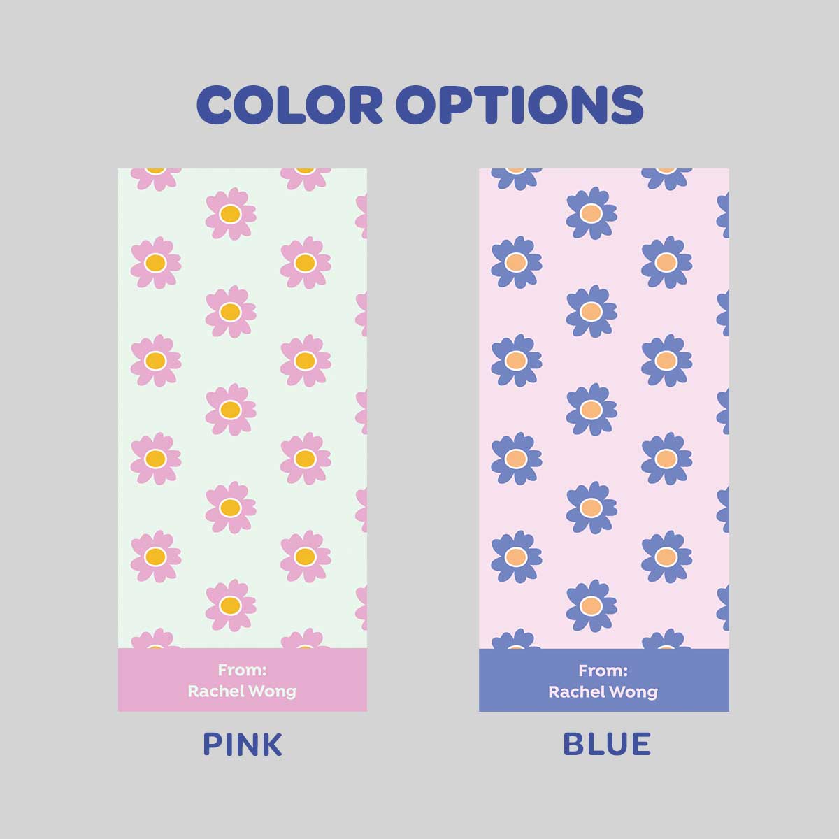 Floral Shapes Money Envelope