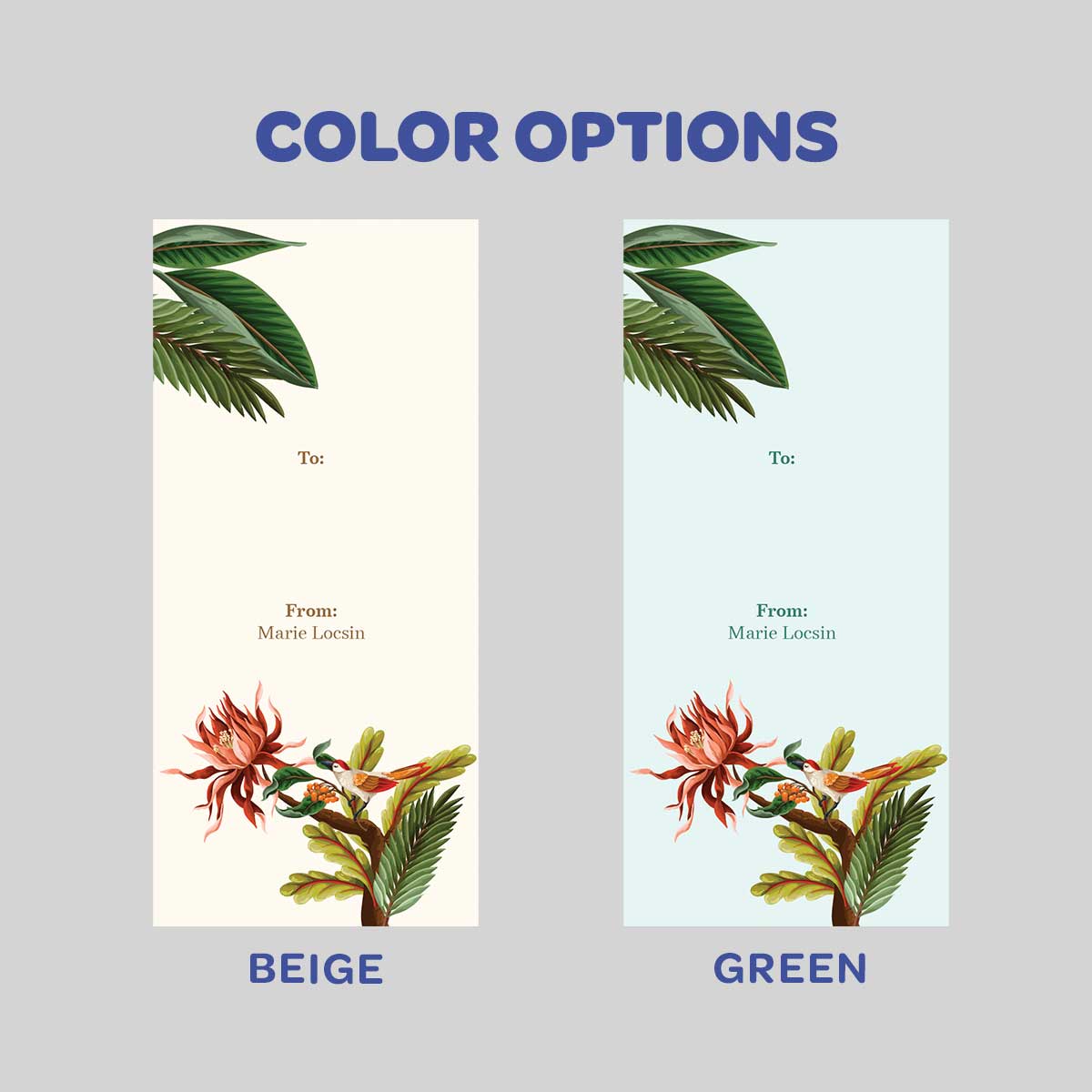 Tropical Money Envelope