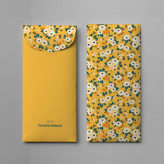 Floral Money Envelope