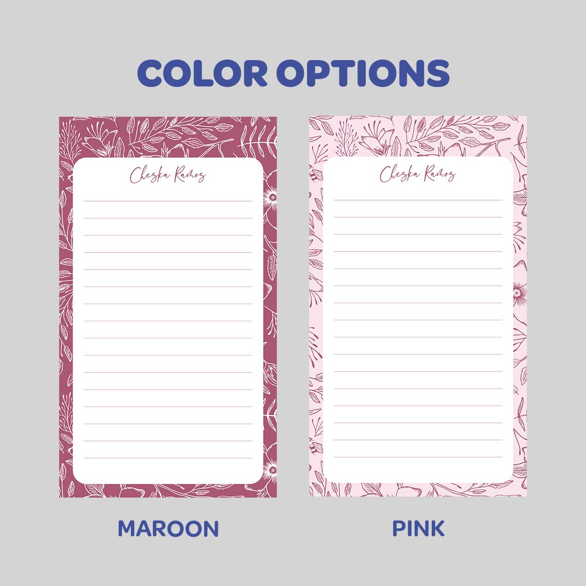 Autumn Notepad