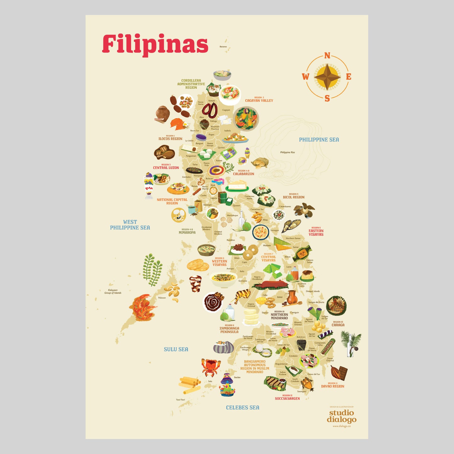 Filipinas Food Map