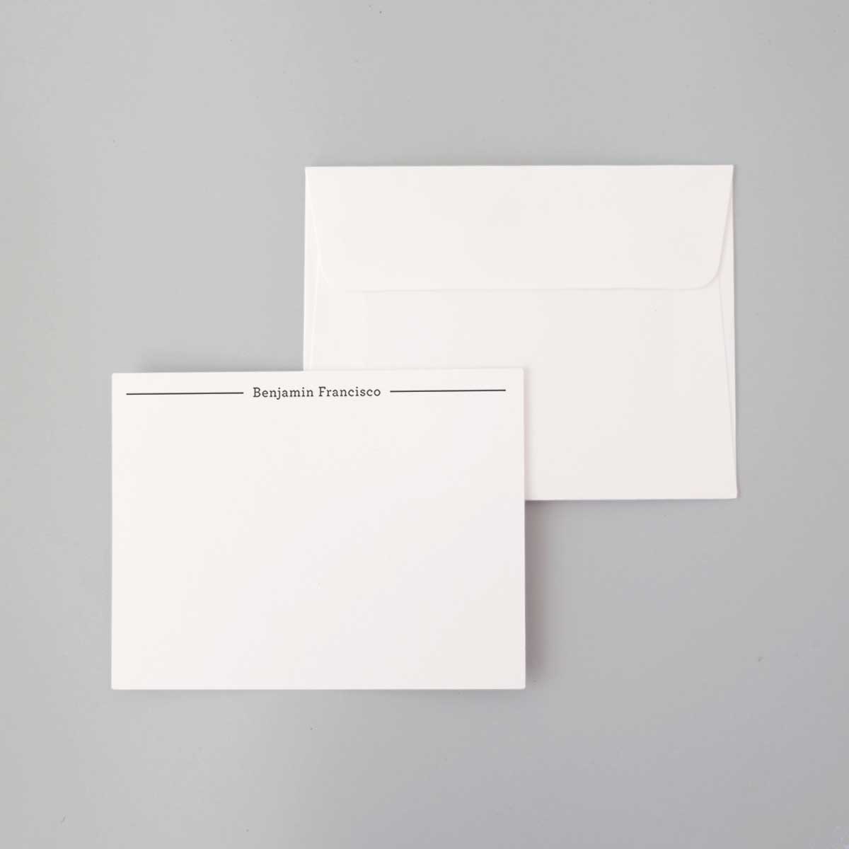 Typewriter Flat Notecard
