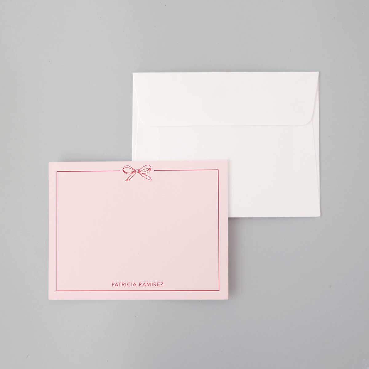 Bowtie Flat Notecard