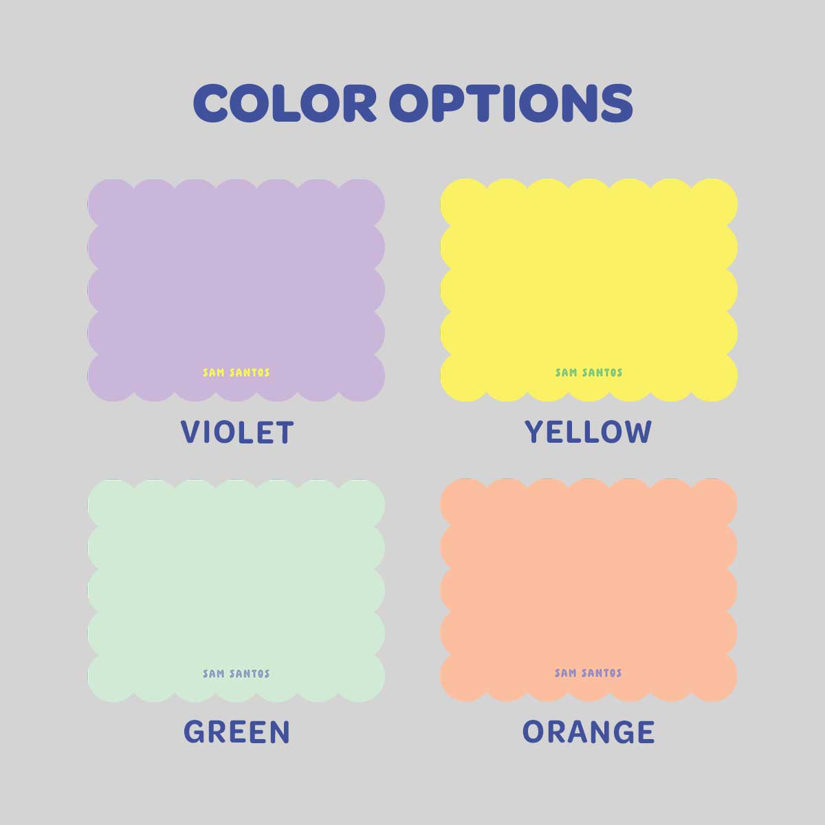 Basic Scalloped Shaped Notecard