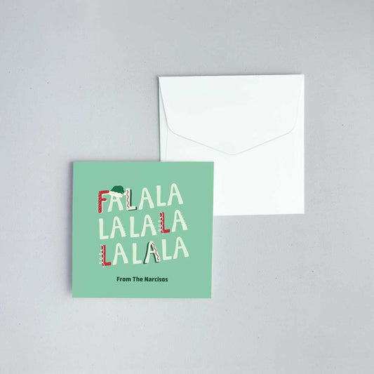 Blitzen Folded Notecard