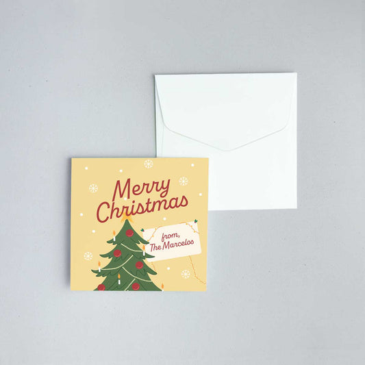 Frostine Folded Notecard