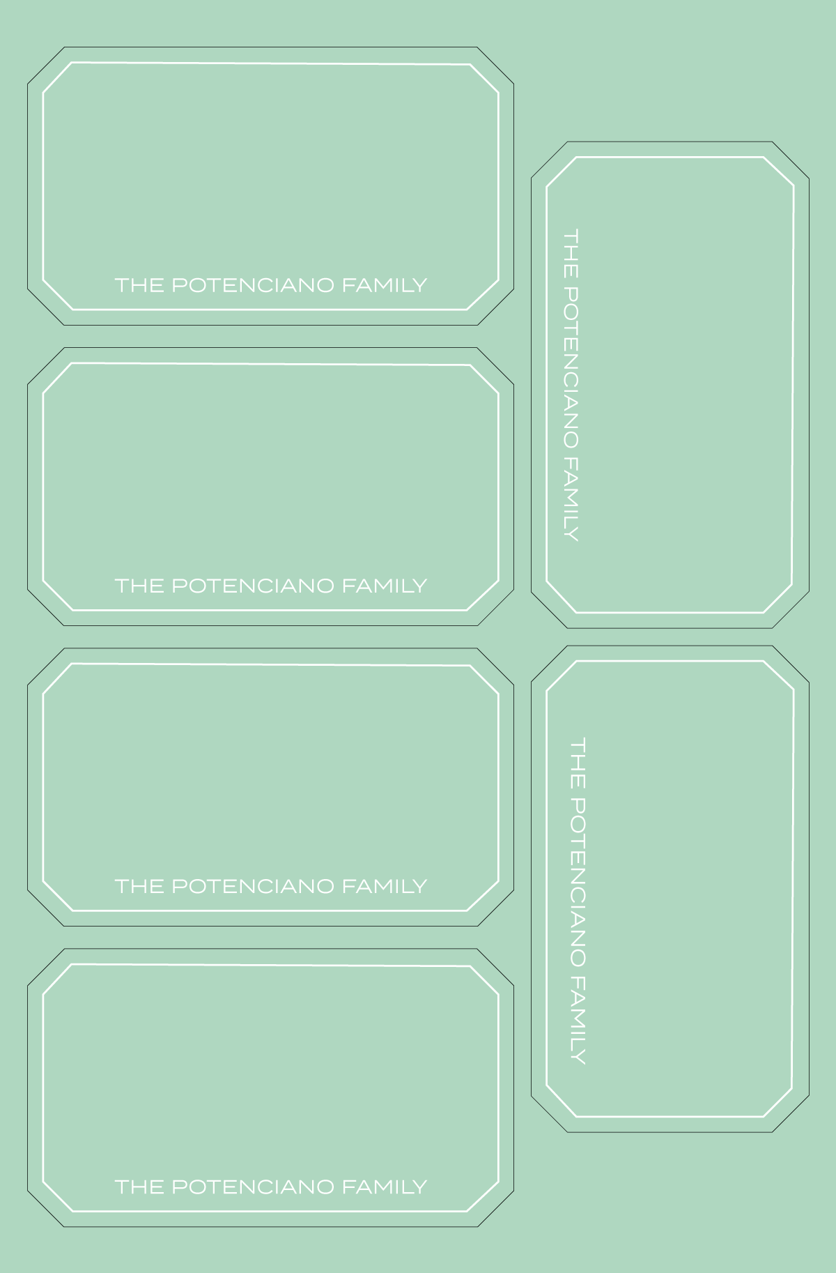Octagon Stickers