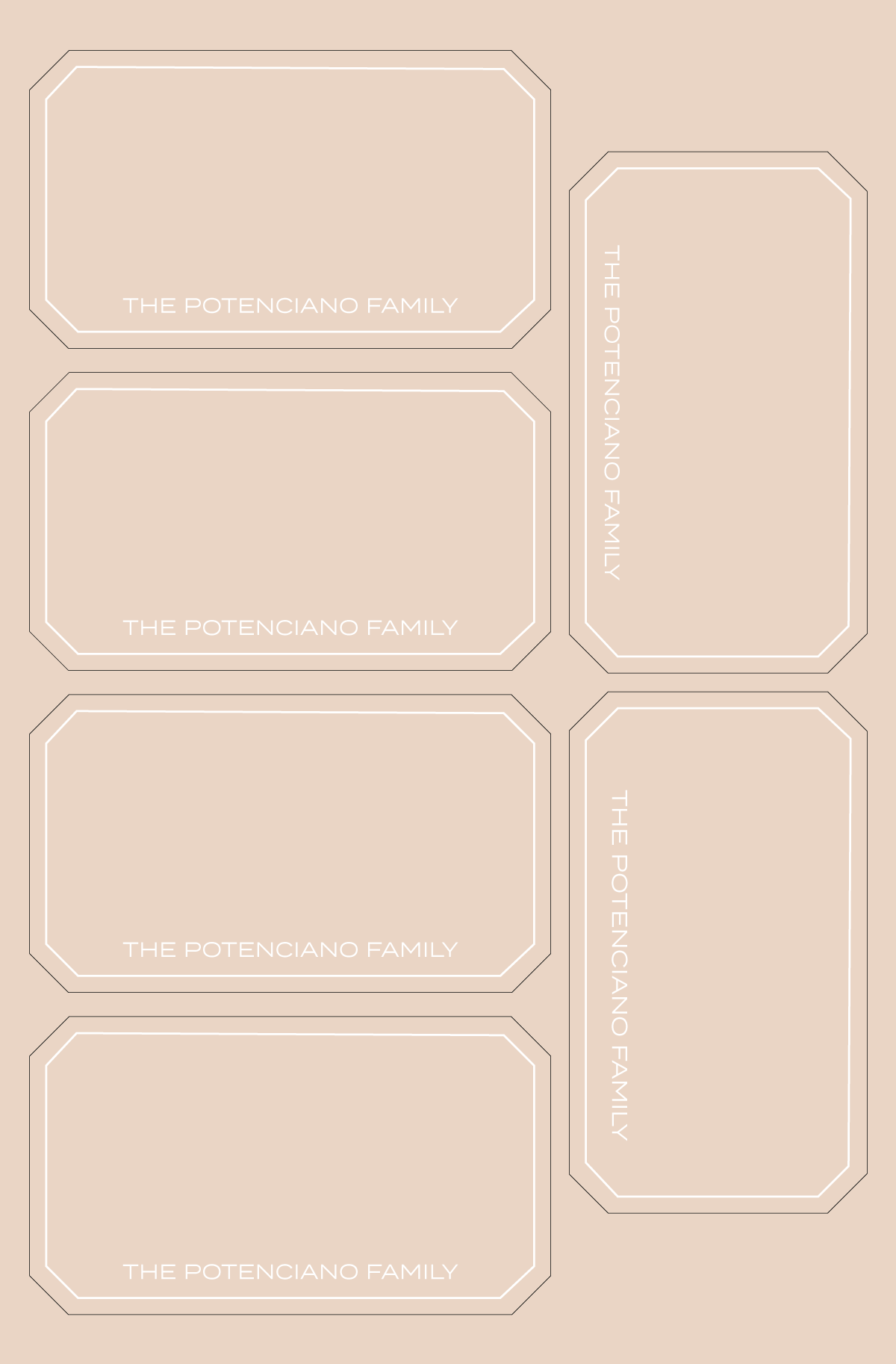 Octagon Stickers