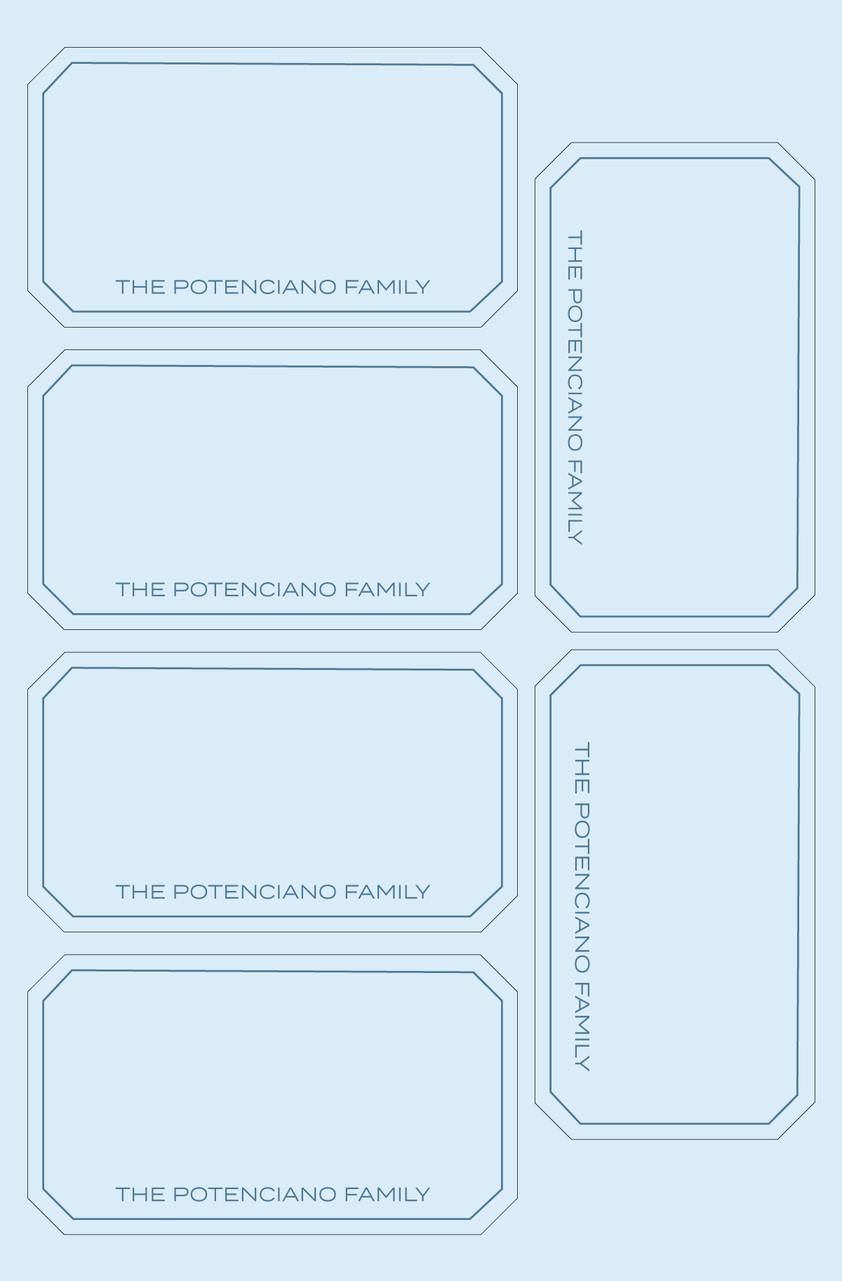 Octagon Stickers