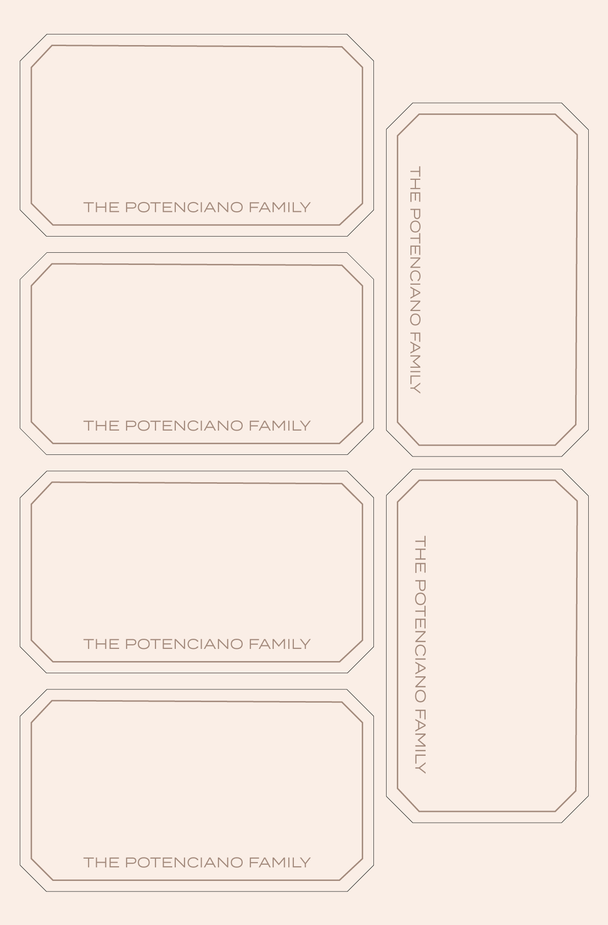 Octagon Stickers