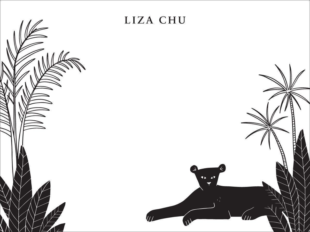 Jungle Flat Notecard