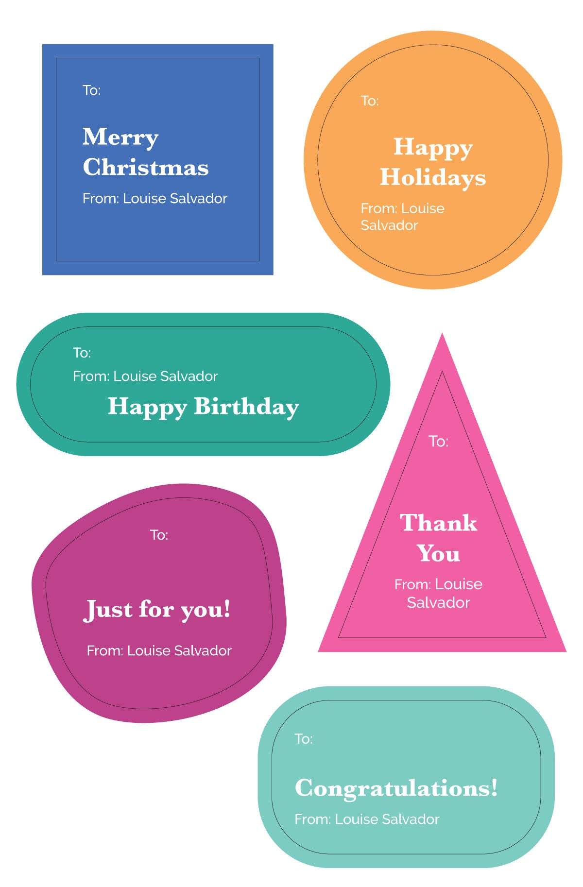 All Occasion Stickers