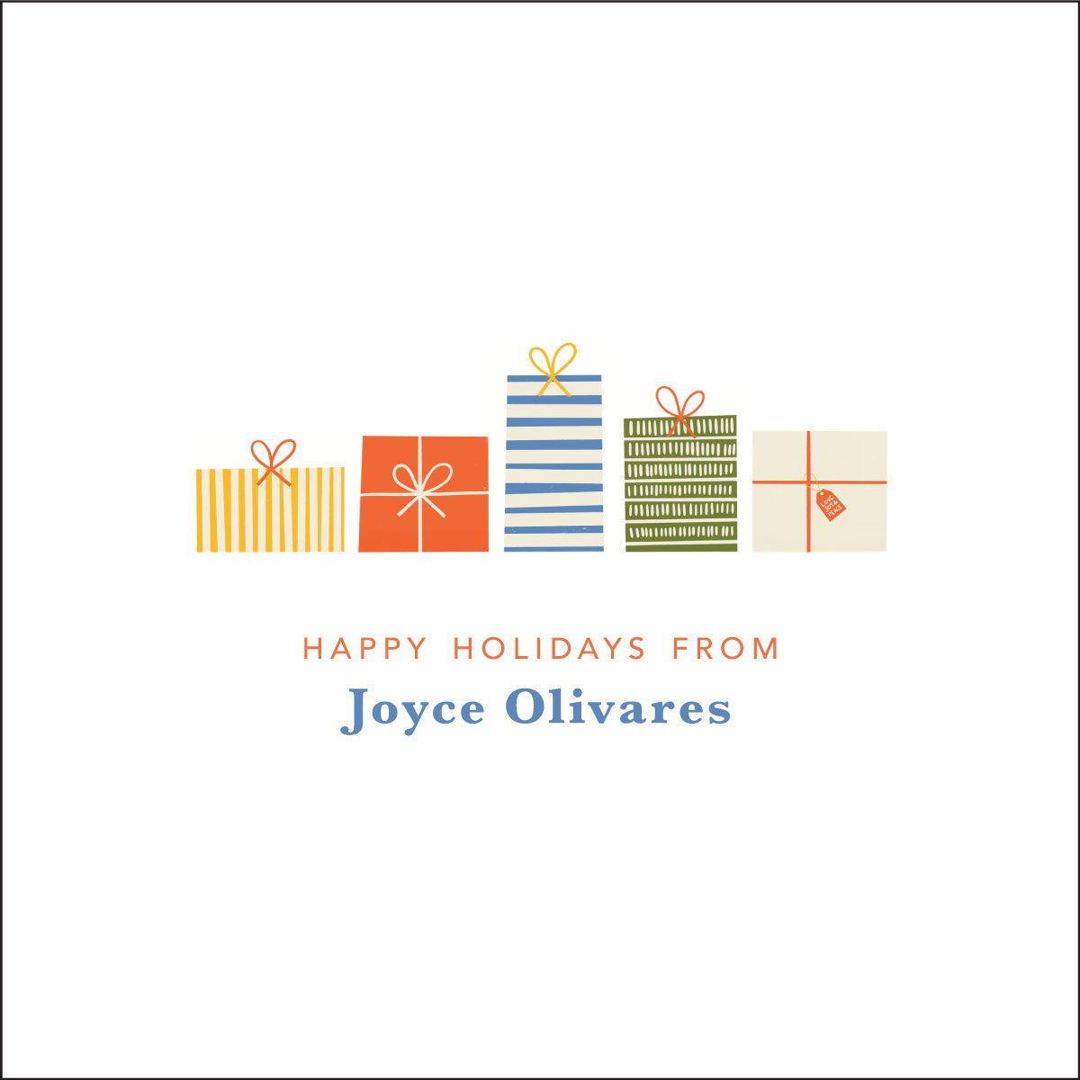 Gift Folded Notecard