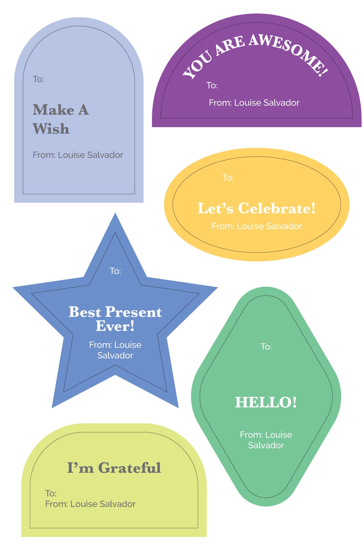 All Occasion Stickers