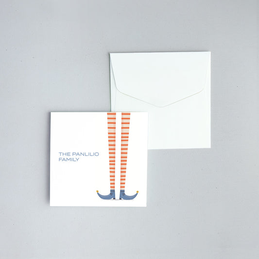 Elf Folded Notecard