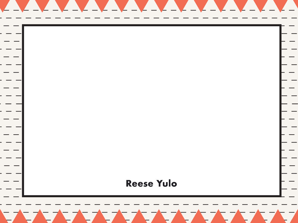 Teepee Flat Notecard