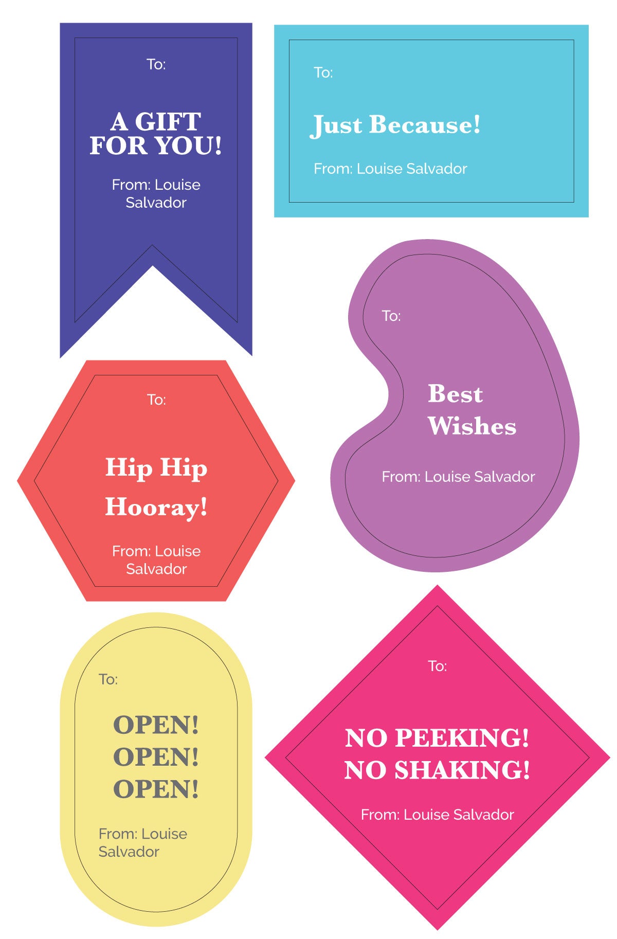 All Occasion Stickers