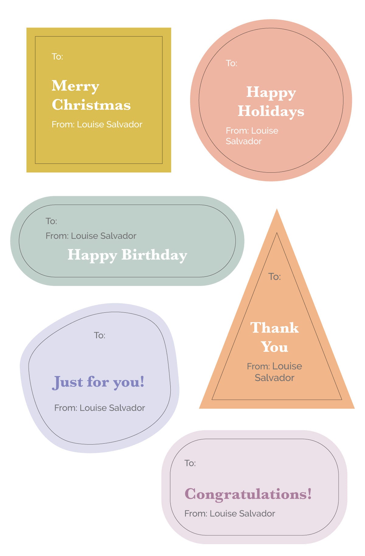 All Occasion Stickers