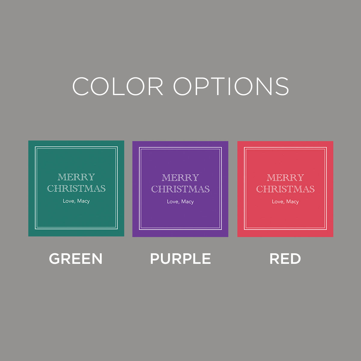 Let's Be Jolly Folded Notecard