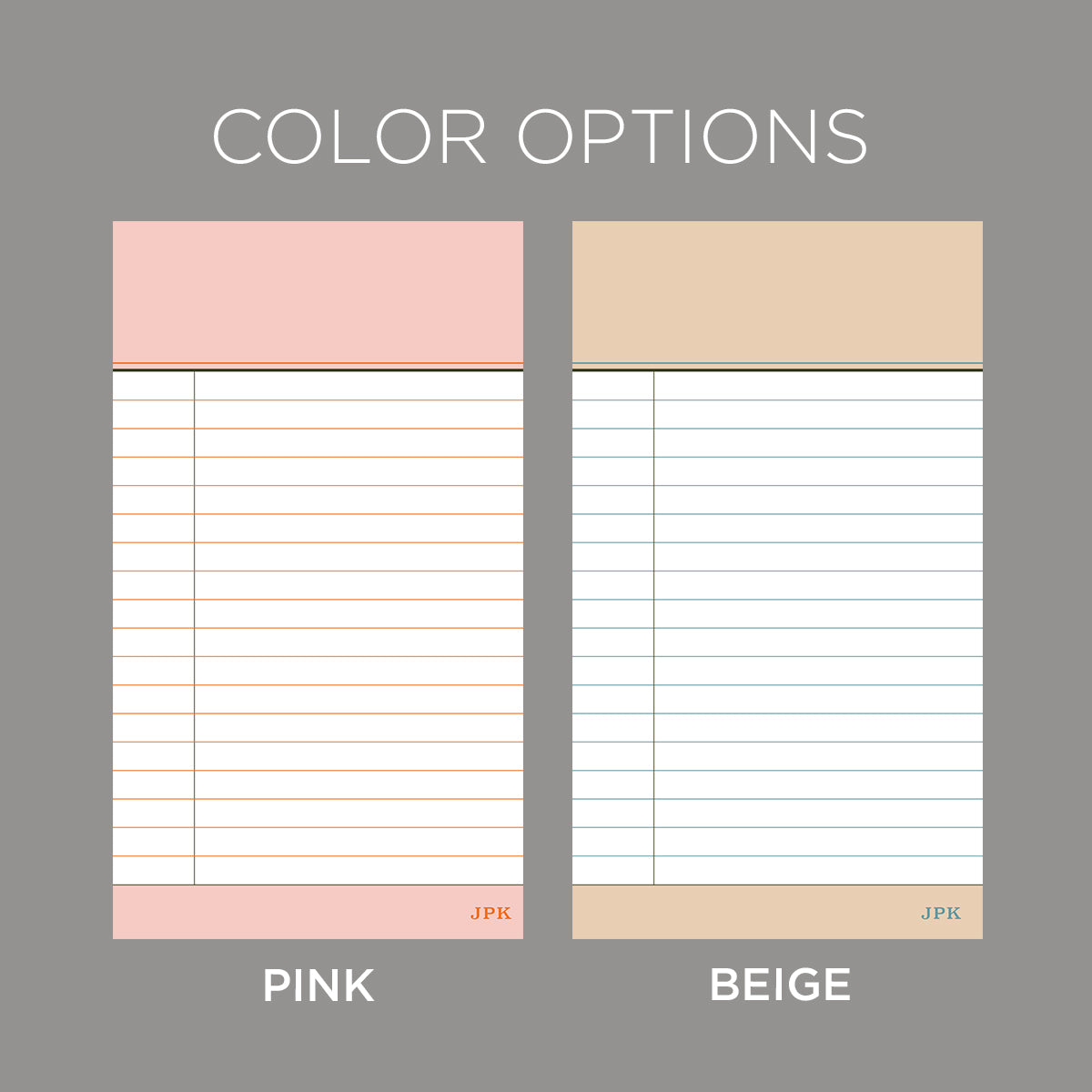 Listed Notepad