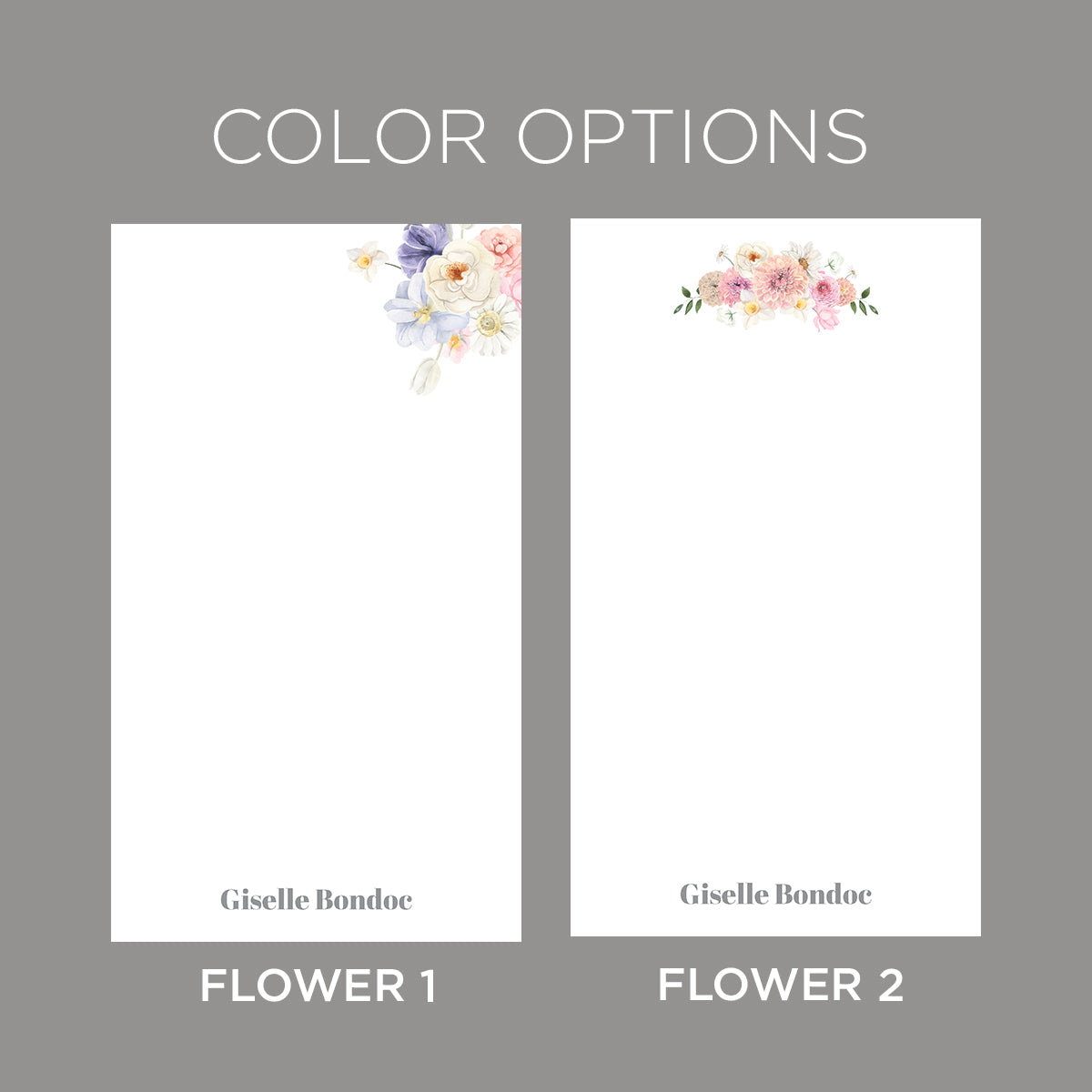 Pastel Bouquet Notepad