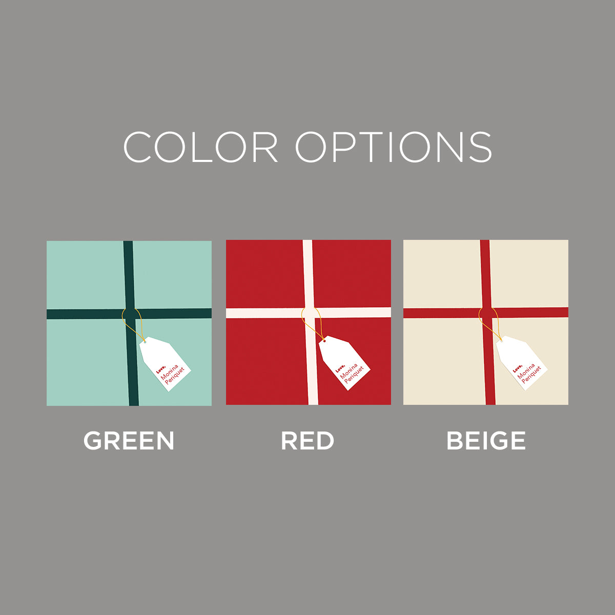 Tied Folded Notecard