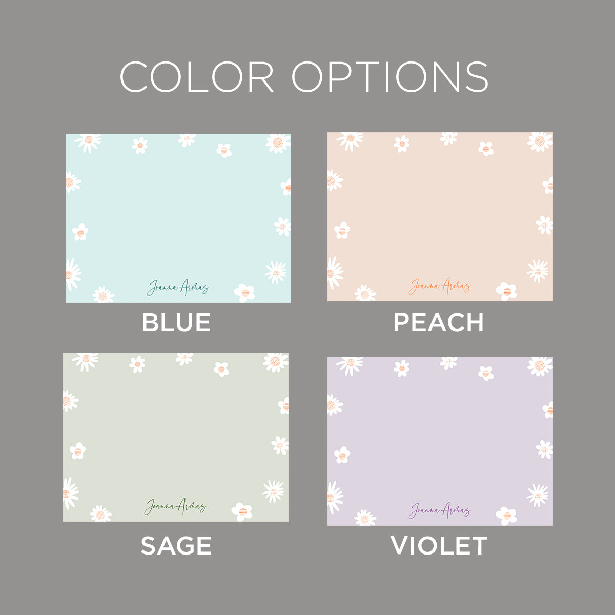 Spring Flat Notecard