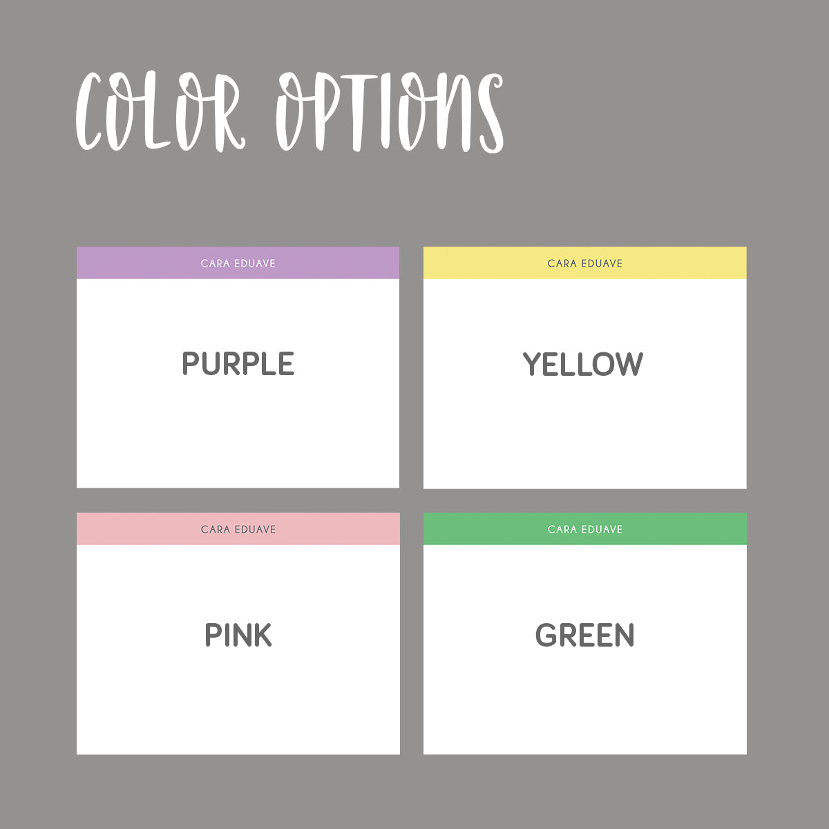 Playful Flat Notecard
