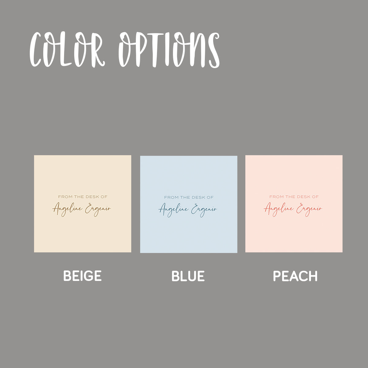 Chic Folded Notecard
