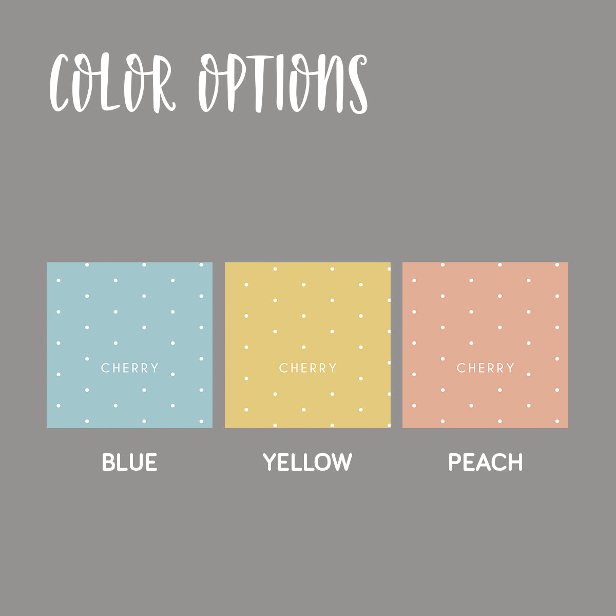 Polka Dots Folded Notecard