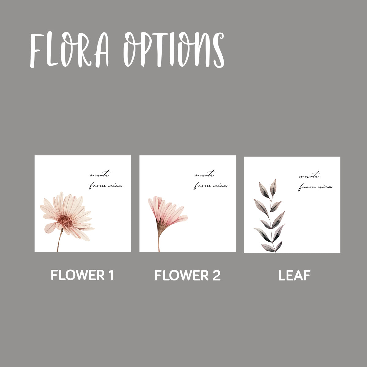 Garden Folded Notecard