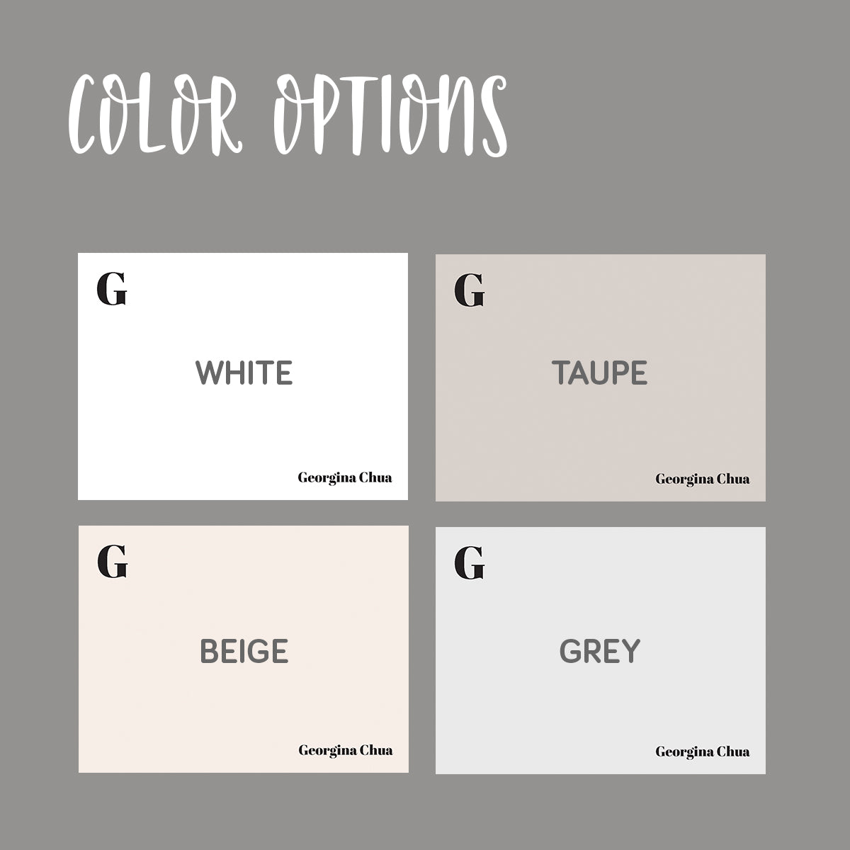 Shades Flat Notecard